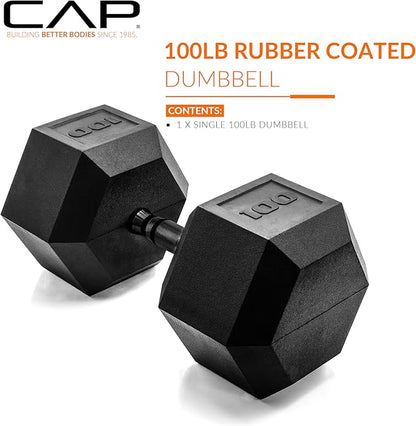 CAP Barbell Coated Hex Dumbbell Weight