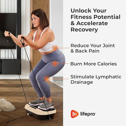 Lifepro Compact Vibration Plate Exercise Machine