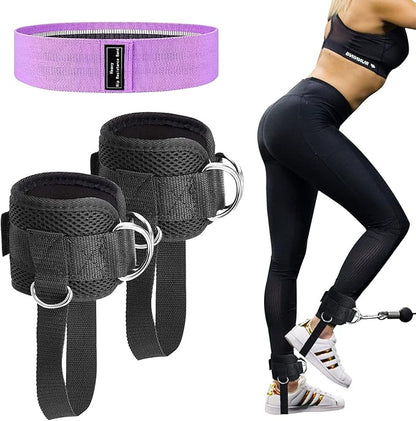 Ankle Straps for Cable Machine Glute Kickbacks