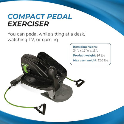 Stamina Inmotion Compact Strider Foot Exercise Machine - Under Desk Elliptical - Standing or Seated Elliptical Fitness Equipment