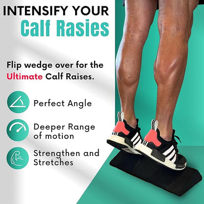 Slant Board for Calf Stretching | Balance Board Calf Stretcher for Plantar Fasciitis Relief,Achilles Tendonitis Relief,Shin Splint Relief,Squat Wedge