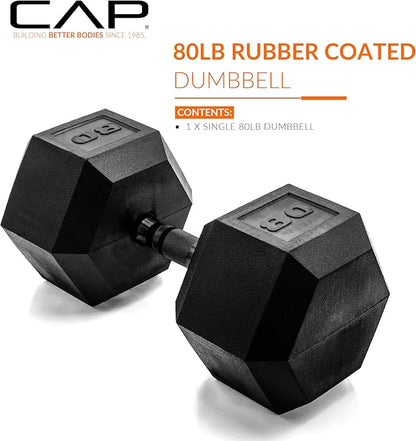 CAP Barbell Coated Hex Dumbbell Weight