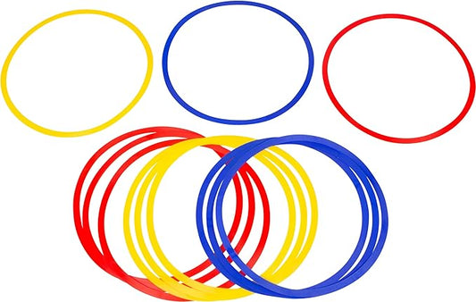 Speed & Agility Training Rings - Set of 12 by Trademark Innovations