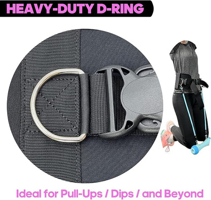 Hip-Thrust-Belt, Foldable Band for Dumbbells, Kettlebells, Plates - Supports Up to 300 lbs, Gym and Home Workouts with Slip-Resistant Padding