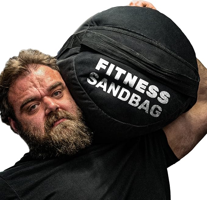 Sandbags for Working Out [Bells of Steel] Workout Sand Bag, Commercial and Home Gym Sand Bags for Weight Training, Strongman Training with Handles for Fitness, Cross, Strength Training