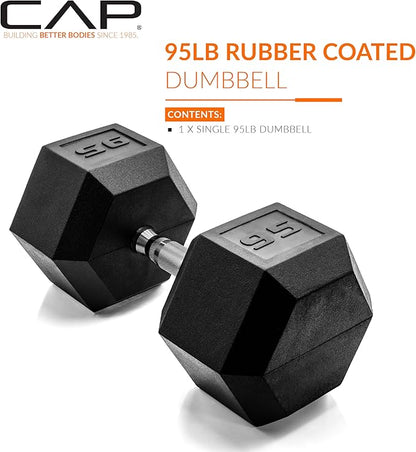 CAP Barbell Coated Hex Dumbbell Weight