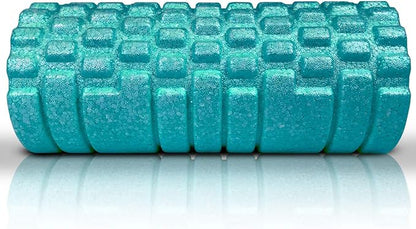 High Density Foam Roller Massager for Deep Tissue Massage of The Back and Leg Muscles - Self Myofascial Release of Painful Trigger Point Muscle Adhesions