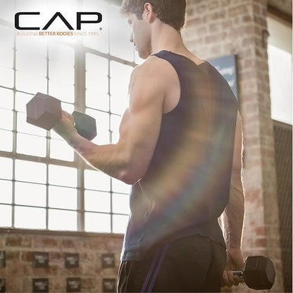 CAP Barbell Coated Dumbbell Weight