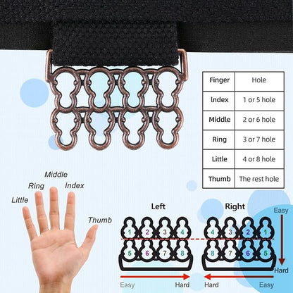 Finger Strengthener Stroke Recovery Physical Therapy Equipment Stretcher Hand Strengthener Hand Workout Extension Exerciser Hand Grip Trainer