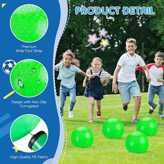 Sumind 12 Pcs 10 Inch Playground Ball Inflatable Kickballs Bouncy Dodgeball for Kids and Adults,handball with Air Pump and 2 Mesh Drawstring Bags for Ball Games, Gym, Outdoor, School