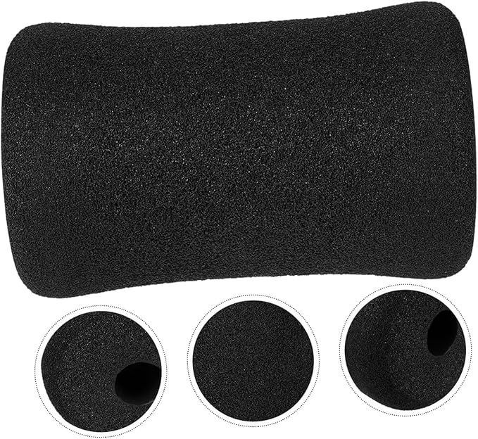 2pcs Sponge Cover Exercise Roller Gym Pad Foam Pads for Exercise Collapsible Foam Roller Gym Exercise Equipment Roller Pad Replacement Rolling Foam Roller Foam Tube Auxiliary Foot