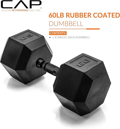 CAP Barbell Coated Hex Dumbbell Weight