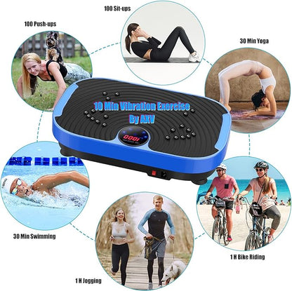 Vibration Plate Exercise Machine Whole Body Workout Vibrate