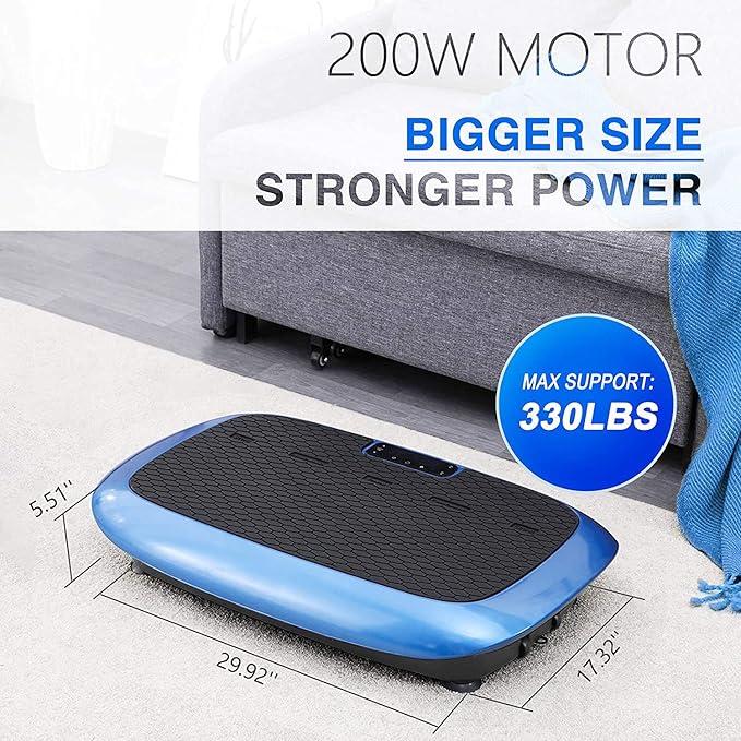 Vibration Plate, Whole Body Vibration Platform Exercise Machine