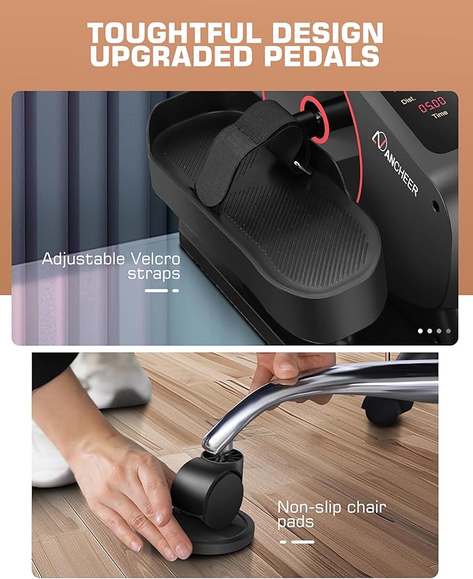 ANCHEER Under Desk Elliptical Machine