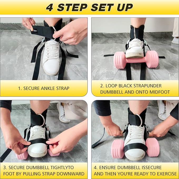 Adjustable Ankle Weights Straps for Cable Machine