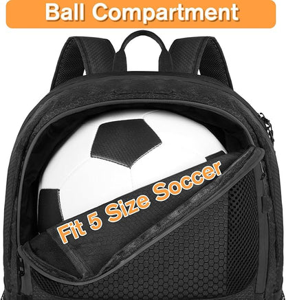 YOREPEK Soccer Backpack,Soccer Bag with Ball Holder, Water resistant Sport Equipment Bags Fit Basketball Volleyball Football