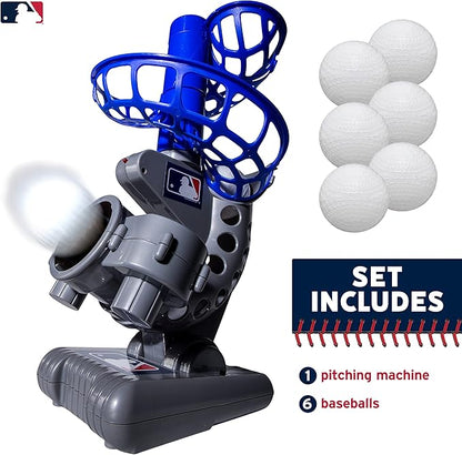 Franklin Sports MLB Kids Electronic Baseball Pitching Machine (6) Plastic 3+