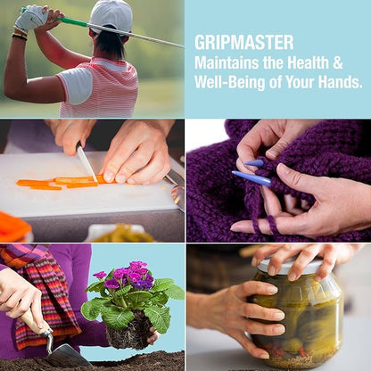 Gripmaster Hand Exerciser, Finger Exerciser (Hand Grip Strengthener), Spring-Loaded, Finger-Piston System, Isolate & Exercise Each Finger