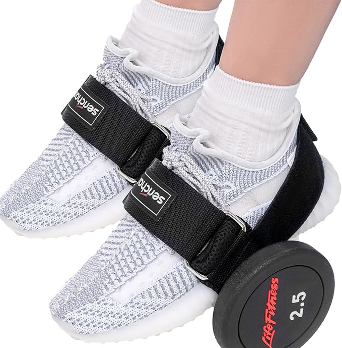 Feet Dumbbell Attachment,Tibialis Trainer, Feet Weight Lifting Dumbbell Ankle Strap,Leg Lift Exercise Equipment