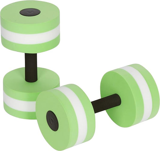 Lightweight Aquatic Exercise Dumbells - Set of 2 Foam - for Water Aerobics - By Trademark Innovations