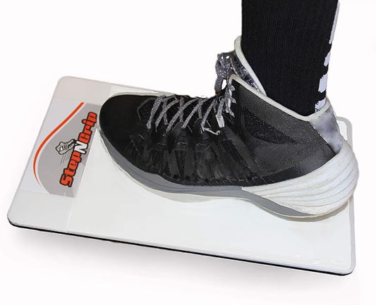 White Basketball Court Traction Board - Gel Mat Technology Shoe Sticky Pad - Grip for Basketball Shoes, Courtside Traction Mat, Anti Slip Basketball Shoe Sticky Mat, Gym Shoe Sticky Mat