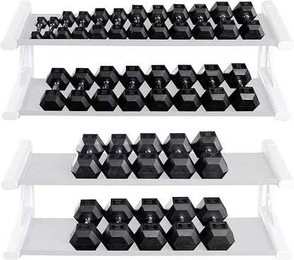 Body-Solid Rubber Coated Hexagon Dumbbells