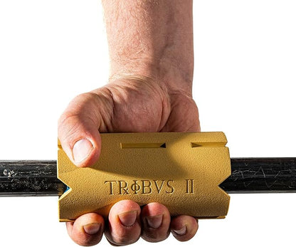 Tribus Thick Grips for Barbells Dumbbells | Thick Dumbbell Grips | Extreme Arms & Forearms Builder - Grip Strength | Superior Barbell Grip & Comfort for Weight Lifting.