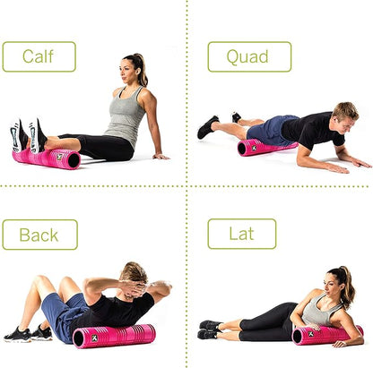 TriggerPoint GRID Patented Multi-Density Foam Massage Roller (Back, Body, Legs) for Exercise, Deep Tissue and Muscle Recovery - Relieves Muscle Pain & Tightness, Improves Mobility & Circulation (26")