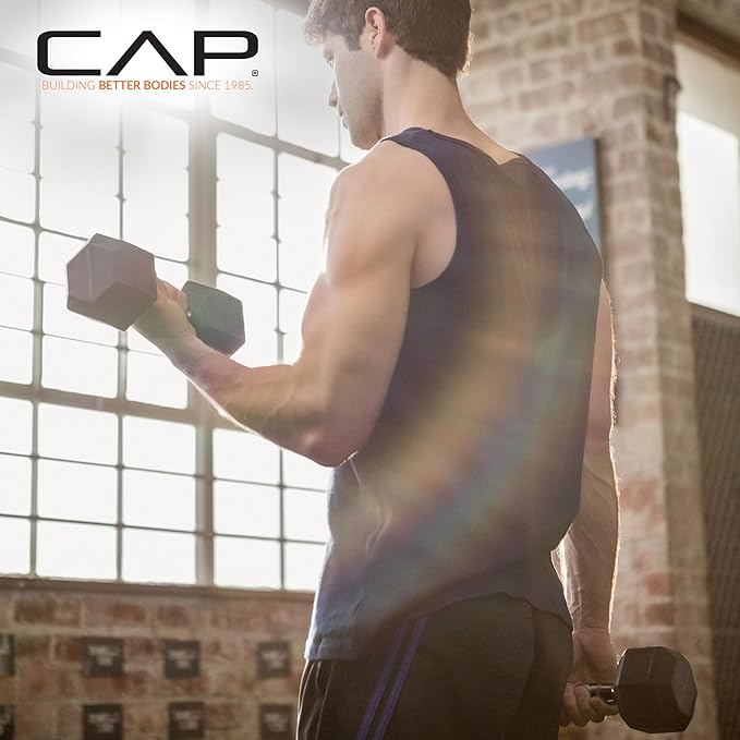 CAP Barbell Coated Dumbbell Weight