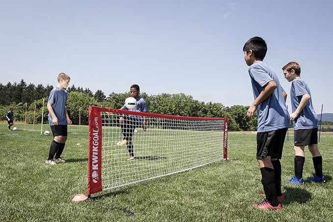 Kwik Goal All-Surface Soccer Tennis Net with Stand, 2-Feet 8-Inch H x 10-Feet W