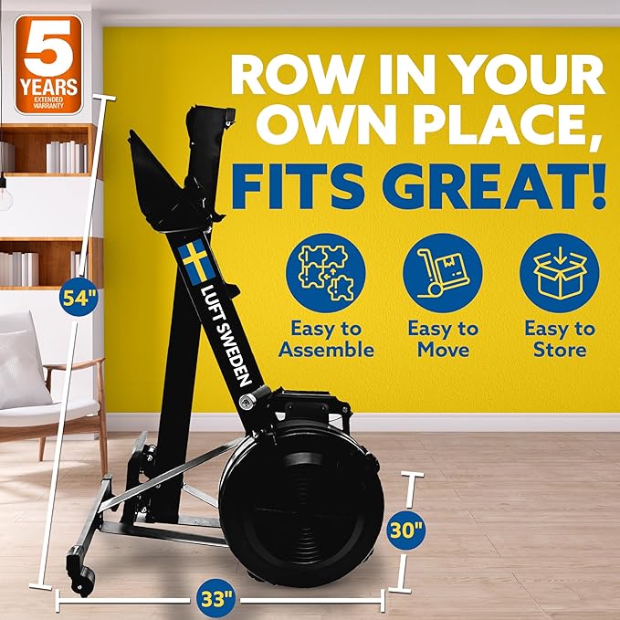 Indoor Rowing Machine for Home Use – Foldable