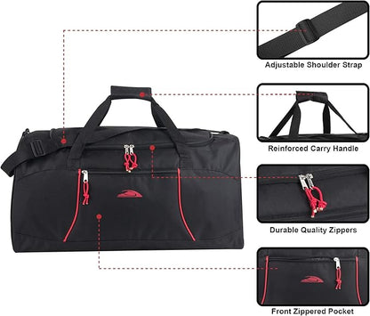 Lightweight Canvas Duffle Bags for Men & Women For Traveling, the Gym, and as Sports Equipment Bag/Organizer