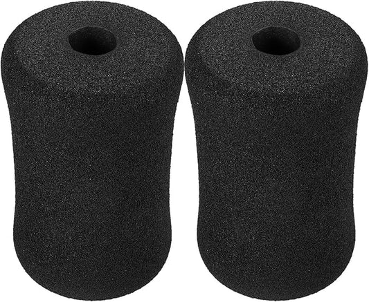 Sponge Foam Foot Pad Roller Pair for Exercise Ab Training Sleeve Ab Training Machine Sleeve Gym Pad Gym Exercise Equipment Foot Foam Pads Buffer Tube Pad Foam Tube Universal Roller