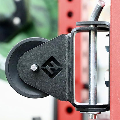 F&F STEEL Rack Mounted Swivel Pulley - 180 Degree Smooth-Glide Pulley for Full-Body Workouts, Home Gym Compatible