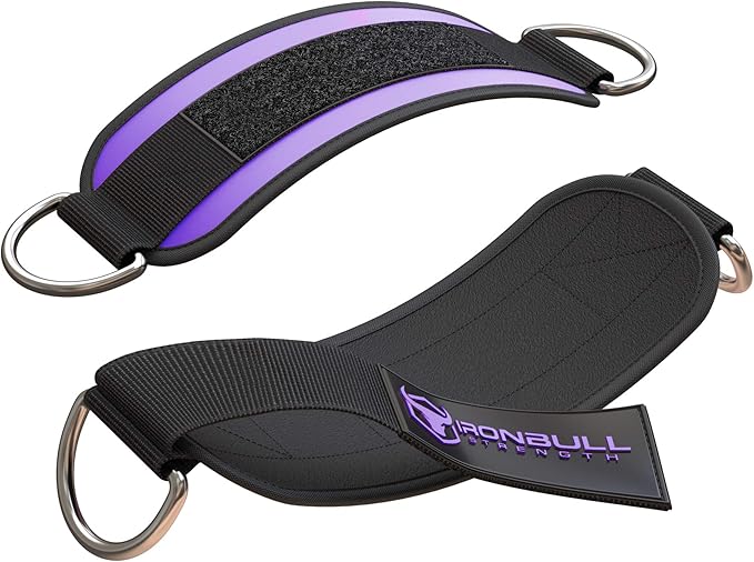 Iron Bull Strength Ankle Straps for Cable Machines