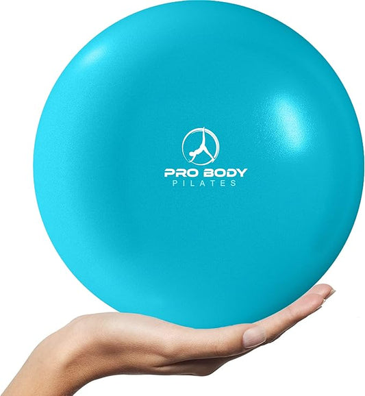 ProBody Pilates Ball 9 Inch - Small Exercise Ball for Stability, Barre, Core, Ab Workouts, Yoga, & Physical Therapy