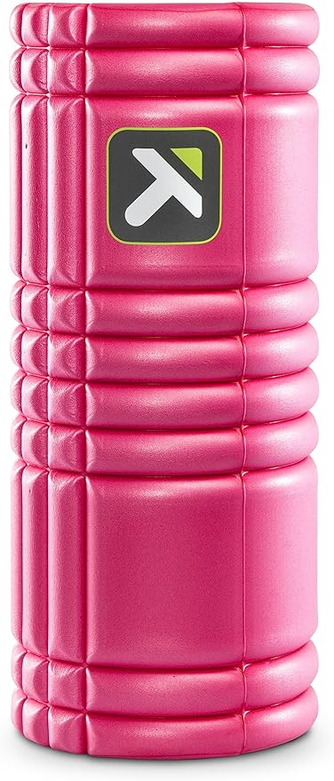 TRIGGERPOINT PERFORMANCE THERAPY GRID Foam Roller for Exercise, Deep Tissue Massage and Muscle Recovery, Original (13-Inch), Pink