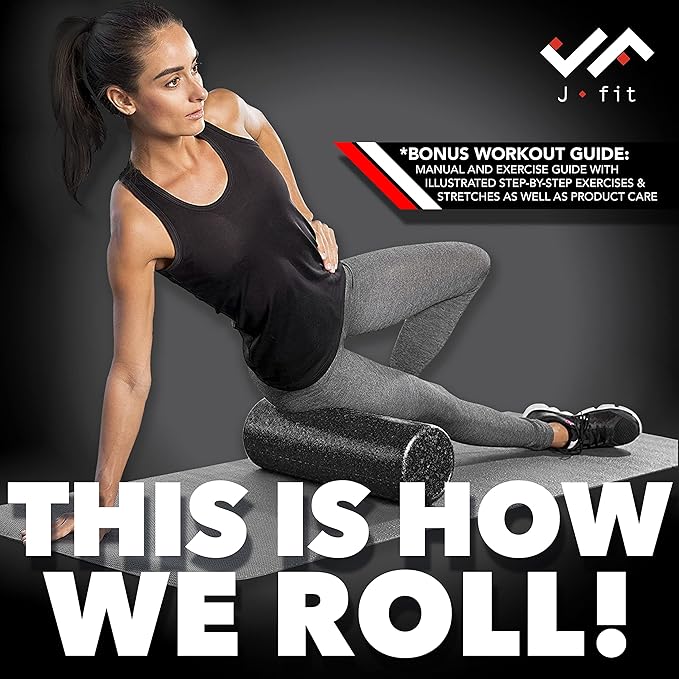 JFIT High Density Muscle Foam Roller