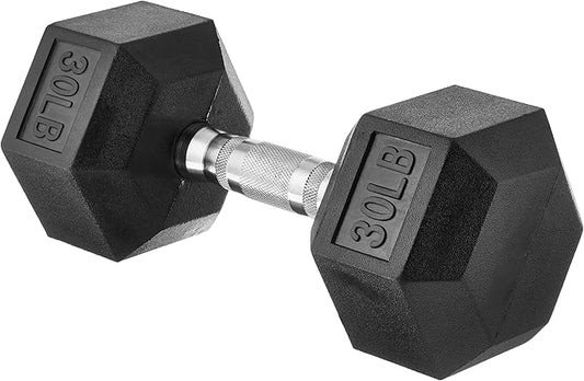 Amazon Basics Rubber Hex Dumbbell Hand Weight