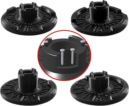 NEW More Durable Design Replacement Discs #2, 3, 4, 5 for Nautilus/Bowflex 552 SelectTech Adjustable Dumbbells Series 2. Steel Pin Reinforced. 3D printed from durable PETG plastic., Black