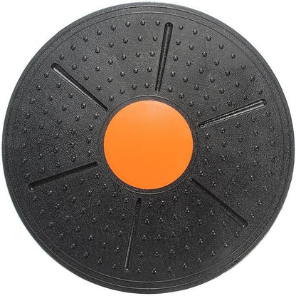 Yosoo Round Wobble Balance Board Stability Disc Yoga Ankle Knee Exercise Gym Fitness and Training Board 14 inch Diameter