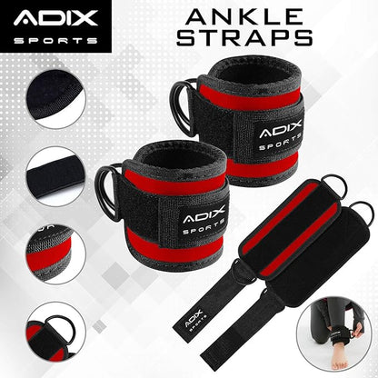 Pair of Ankle Straps for Cable Machines Padded