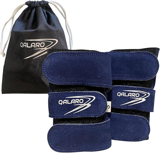 Suede Wrist Supports (Pair) with Bag | Gymnastics, Acrobatics, Cheer Adjustable Wrist Guards | Wrist Injury Prevention | Wrist Support Brace Hand Wraps