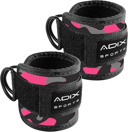 Pair of Ankle Straps for Cable Machines Padded