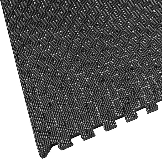 BalanceFrom Puzzle Exercise Mat with EVA Foam Interlocking Tiles for MMA, Exercise, Gymnastics and Home Gym Protective Flooring