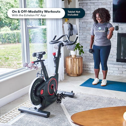 Echelon Fitness - Exercise Bike - Smart Connect Workout Bike - Magnetic Resistance Mechanism - Stationary Bikes with Speed Monitor & Adjustable Seat - Indoor Bike - Bluetooth Connectivity -136 KG