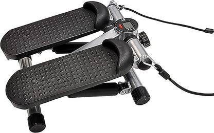 Signature Fitness Mini Steppers for Exercise with Handlebar, Stair Stepper with Resistance Bands, Portable Stepper Capable of Full-Body Exercise, Low Noise and Smooth, Multiple Colors