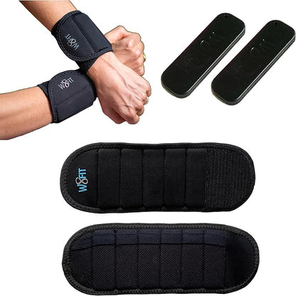 Adjustable Wearable Wrist Arm Weights for Walking, Fitness, and Physical Therapy