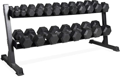 CAP Barbell Dumbbell Rack | 5-50lb or 5-75lb Dumbbell Storage | Multiple Options